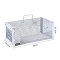 Durable Humane Multi-Catch Rodent Mouse Trap Pest Control Large Capacity Rat Trap Cage Metal Live Animal Trap Indoor and Outdoor Oasis Select As Shown