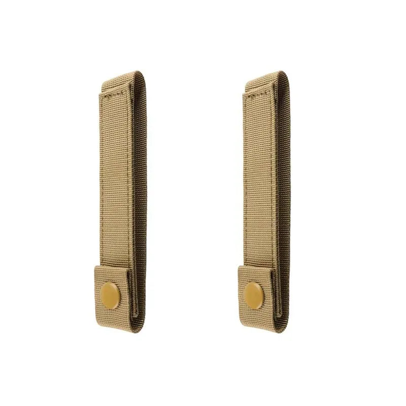 1/2pcs Ribbon Webbing Buckle Key Hook Clip Water Bottle Holder Climbing Carabiner Belt Backpack Hanger Hook Oasis Select 2pcs long-khaki
