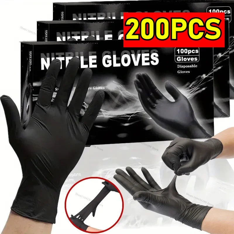 Kitchen Dishwashing Anti-Oil Gloves No Odor High Elasticity High Fit Household Hygiene Nitrile Gloves Multiple Specifications Oasis Select