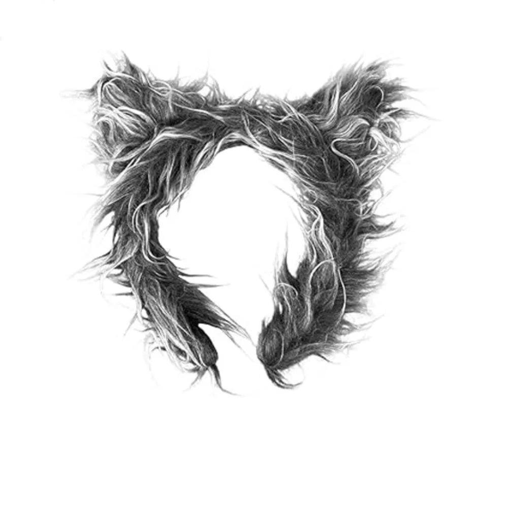 Wolf Costume Halloween Dress-Up Accessories Kit for Adults Kids Gifts Party Props Headwear Accessories Oasis Select 1Pc