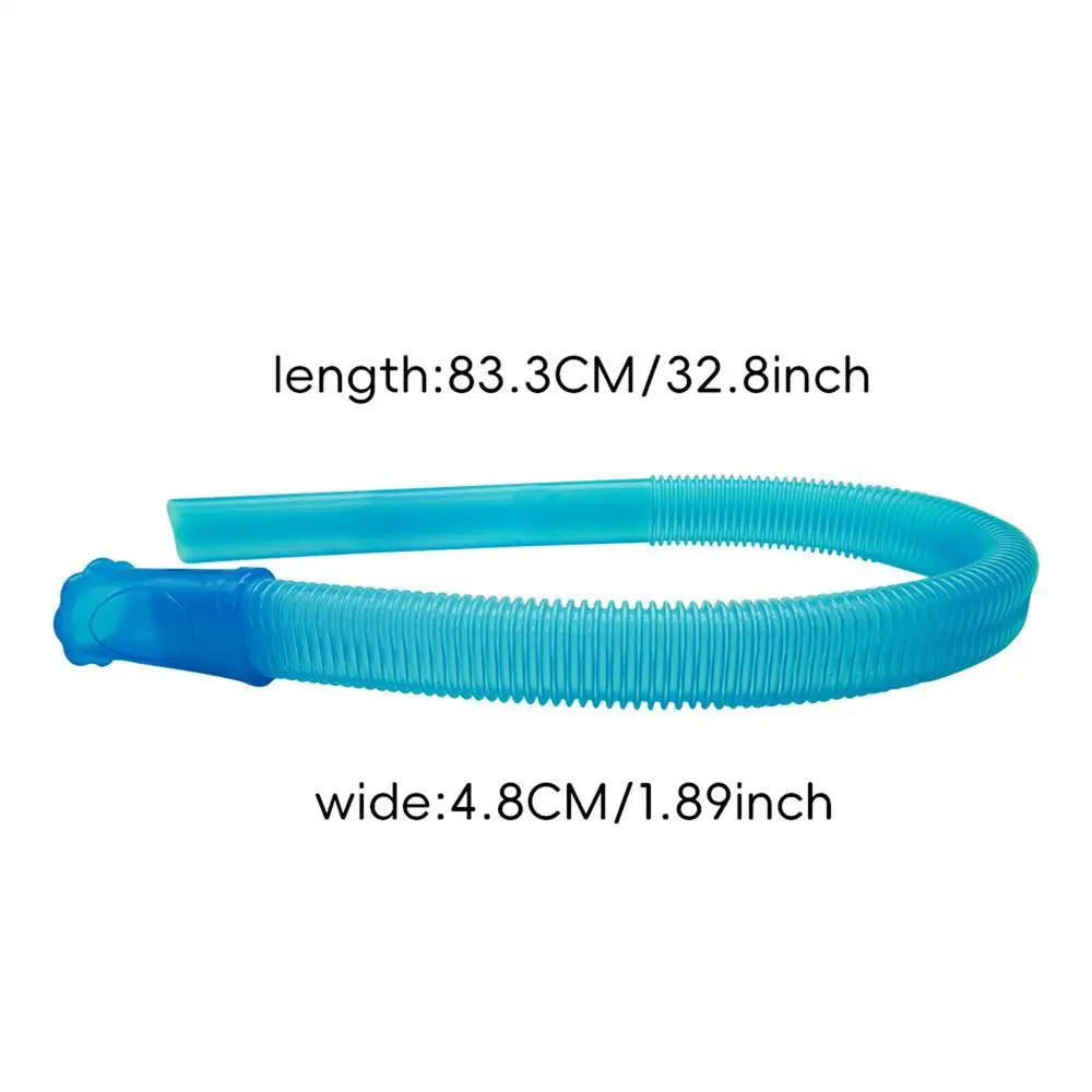 Dryer Vent Cleaner Hose Lint Duster Duct Tool Portable Cleaner Attachment Hose for Laundry Room Home Window Dehumidifier Indoor Oasis Select Blue