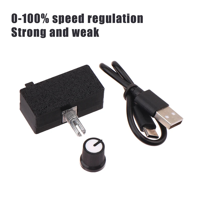 DC12V PWM 4-Pin Fan Speed Controller Type-C USB Power Supply DIY Water-cooling Cooling Pulse Width Modulator Oasis Select