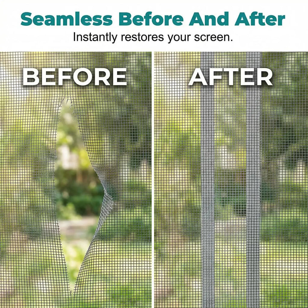 Screen Repair Tape Roll | Strong Adhesive Mesh 7cm & 12cm