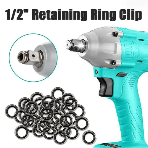1/2" Durable Retaining Drive Retaining Ring Retainer Anti Detachment O-Ring Clip Circlip Impact Wrench Accessories Oasis Select