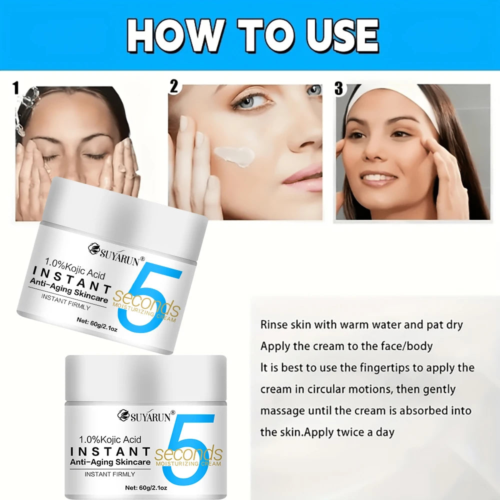 SUYARUN Firming Cream – Jojoba Oil, Green Tea & Collagen Firming Face Cream Oasis Select