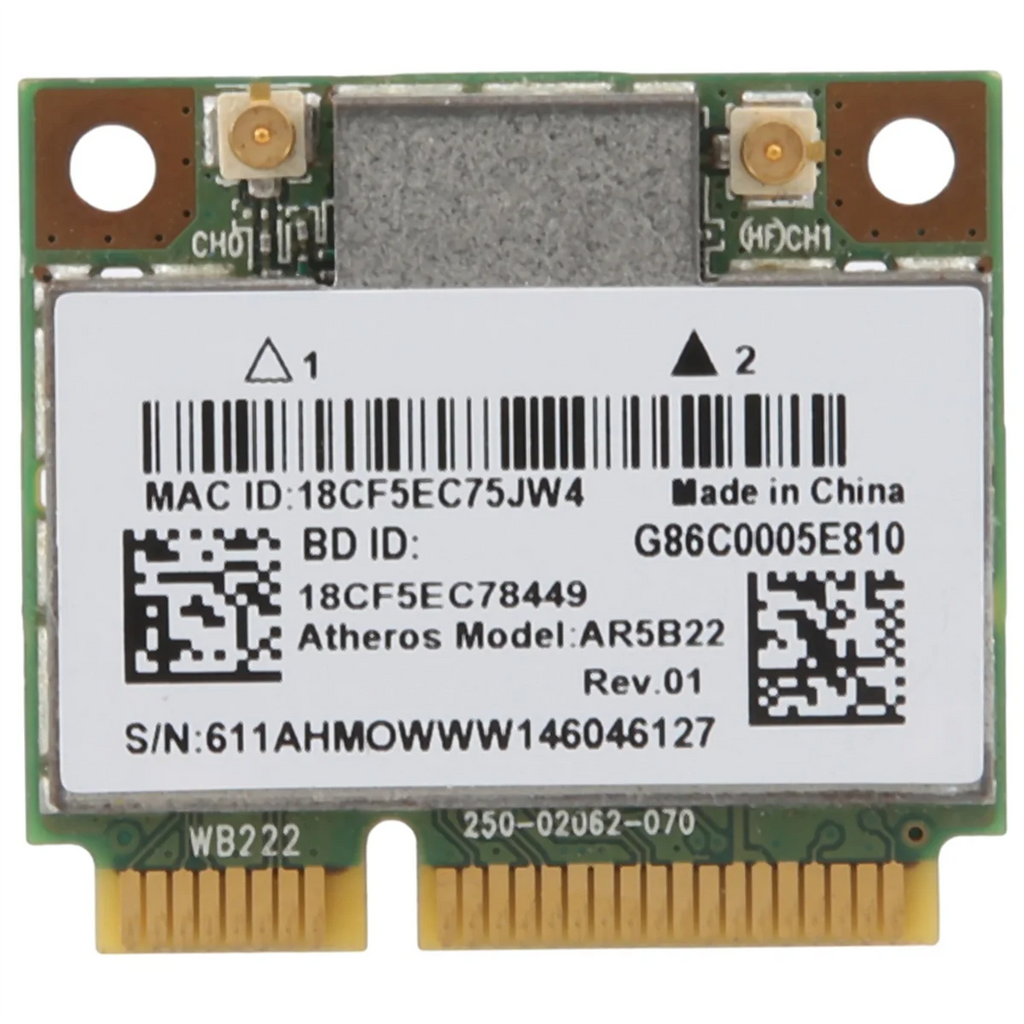 AR5B22 2.4/5GHz Dual Band Wifi Card 802.11Ac Bluetooth 4.0 Wireless WLAN Card for Y400 Y500 Y410P S215 U330 U430 Oasis Select