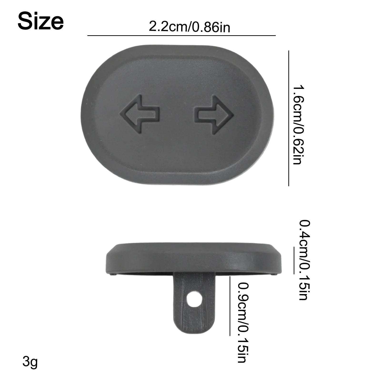 For Ninebot MAX/G2/F2/PRO E-Scooter Turn Signal Switch Button Electric Scooter Steering Wheel Light Switch Push-button Accessory Oasis Select