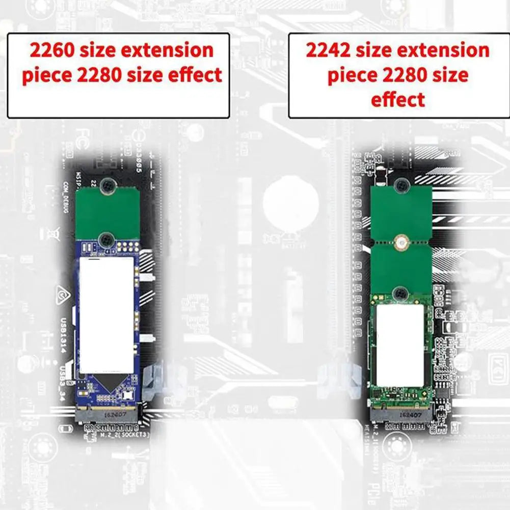 NGFF M.2 SSD Adapter 2230/2242/2260 to 2280 Converter Card