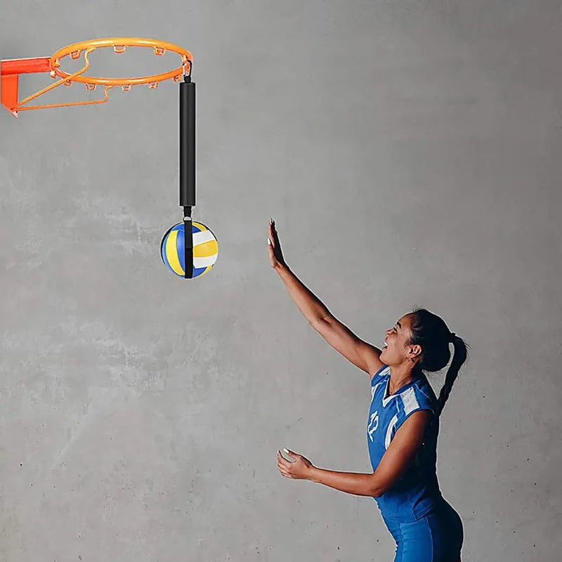 Adjustable Volleyball Spiking Training Belt Solo Serve Practice Equipment Bouncing Rebound Rope for Indoor & Beach Volleyball Oasis Select