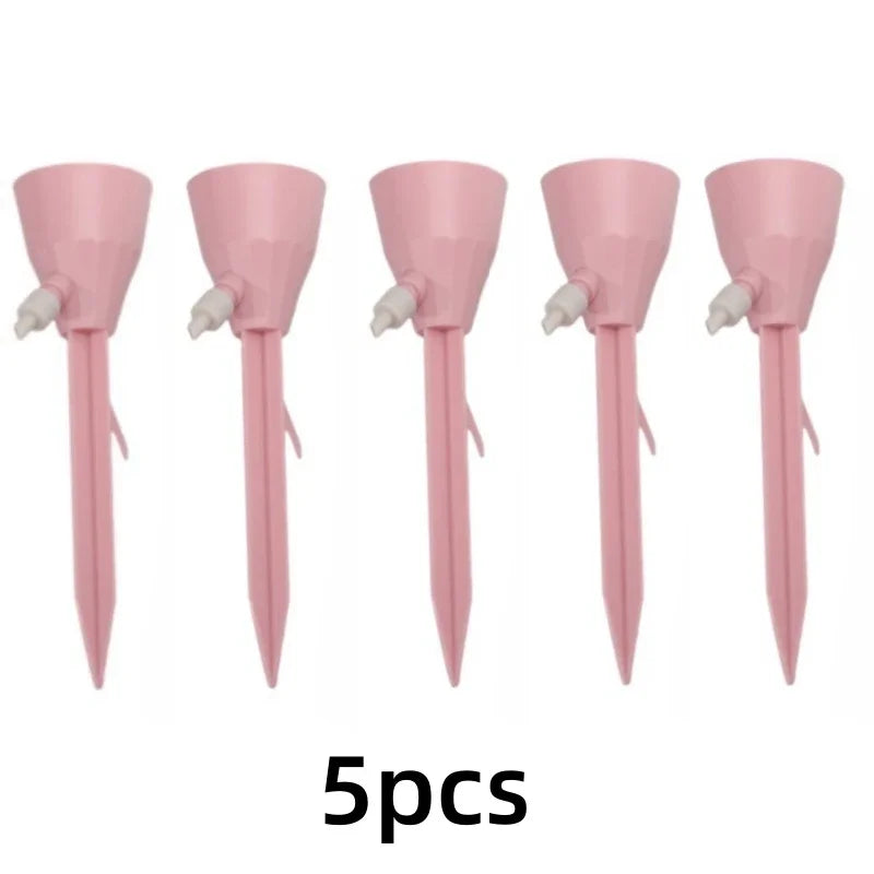 Automatic flower watering device for home potted plants, adjustable drip speed when going out, automatic irrigation dripper Oasis Select 5pcs 2