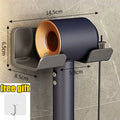 Hair Dryer Holder Wall Mounted Wall Dryer Cradle white black greyHairdryer Blow Dryer Organizer for Bathroom Bathroom Shelves Oasis Select A-Gray-4pcs