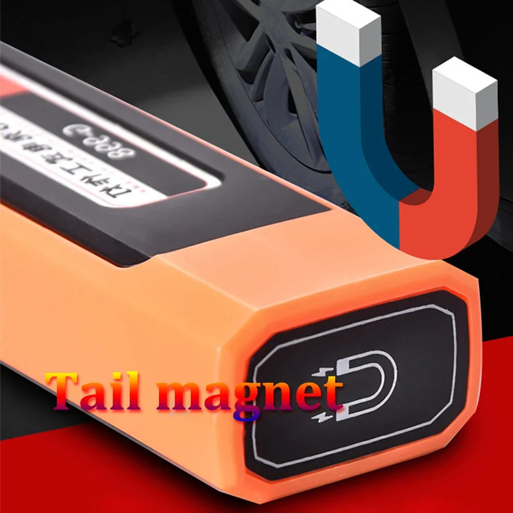 COB LED Rechargeable Flashlight – Magnetic Work Light & Torch