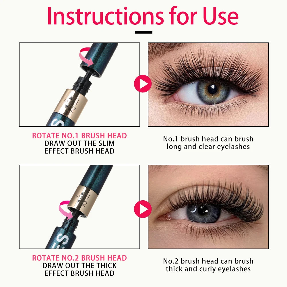 Waterproof Curling Mascara – Long-Lasting Natural Lashes Waterproof Mascara Oasis Select