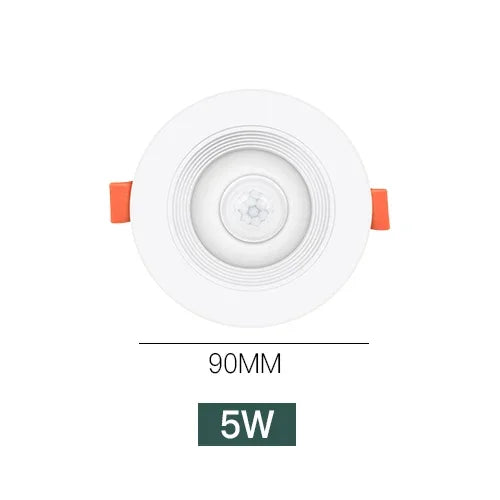 PIR Motion Sensor LED Downlight 5W–20W Recessed Ceiling Spot Motion Sensor Downlight Oasis Select 5W Cold White
