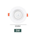 PIR Motion Sensor LED Downlight 5W–20W Recessed Ceiling Spot Motion Sensor Downlight Oasis Select 5W Cold White