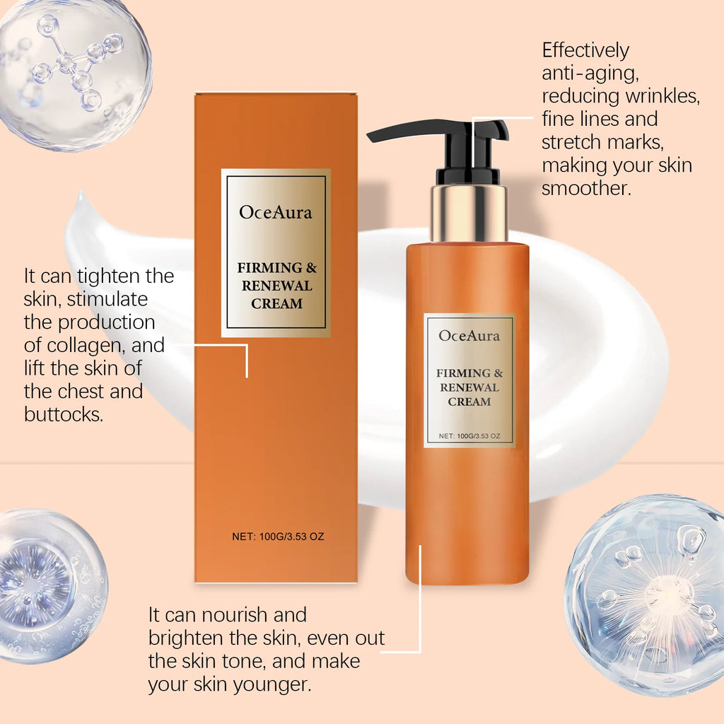 Firming Body Cream: Hydrating & Nourishing Body Moisturizer for Skin Radiance, Elasticity & Care Oasis Select