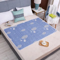 Washable Mattress Urine Mat for Baby Toddlers Cute Cartoon Bed Protector Diaper Bedding Urine Pads Cloth Breathable Oasis Select colorA