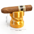 Creativity Cigar Holder Stand 3D Printing Mini Twisted Design Cigar Rest Tone Tabletop Ornament Home Desk Bar Office Party Gifts Oasis Select storage shelf