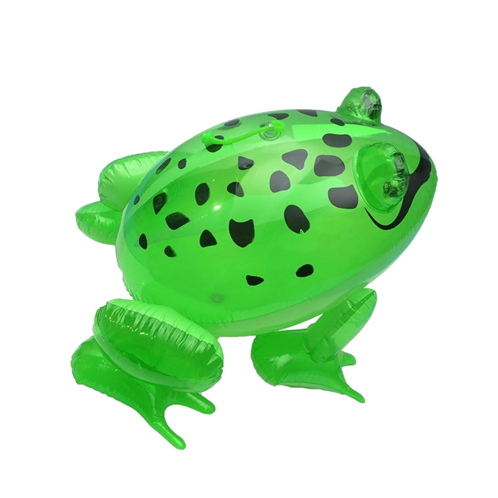 Glowing Inflatable Green Bouncing Frog Toad Ballon Jungle Animal Toy Funny Kids Party Gift Birthday Wedding Decoration Oasis Select