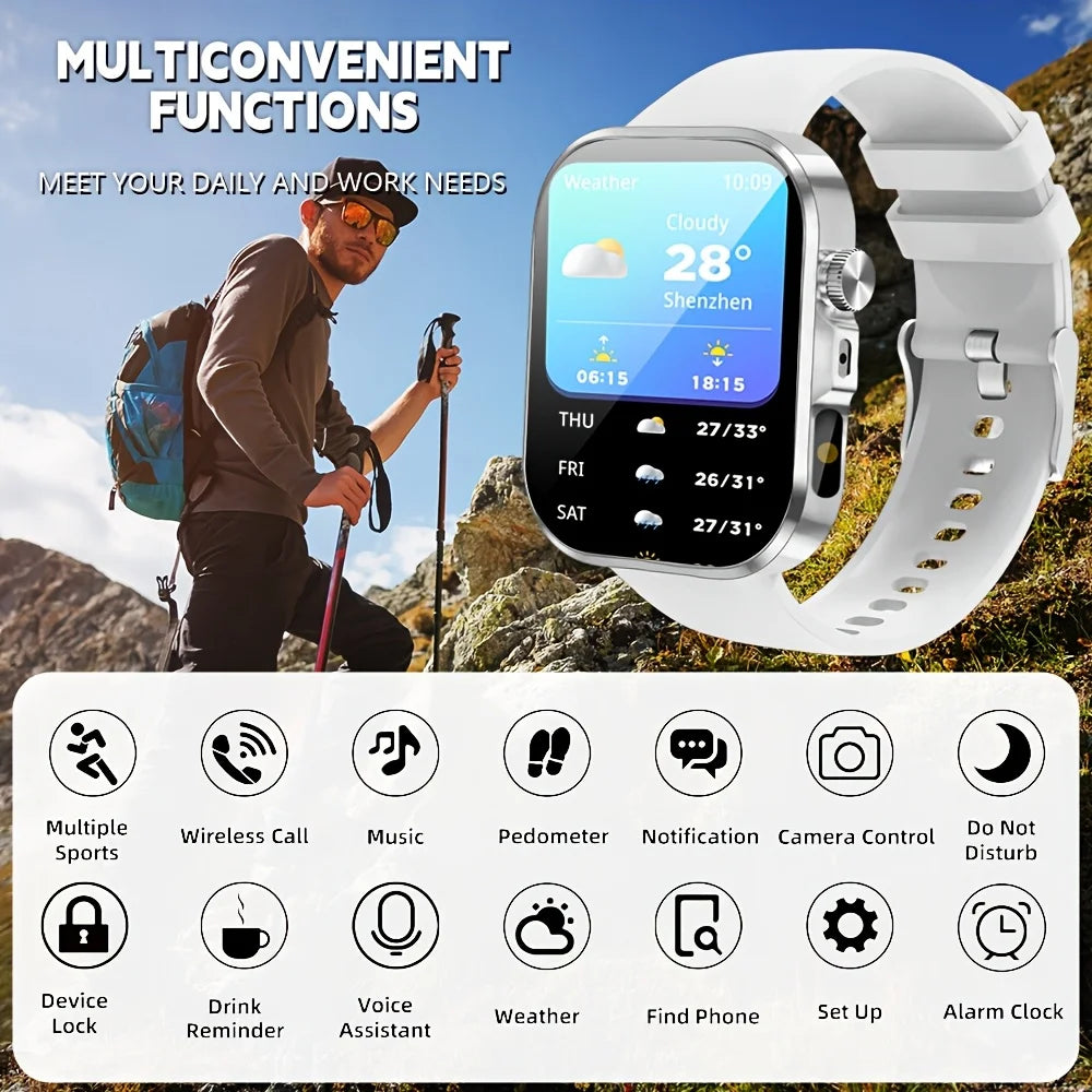 ERUN Premium Smart Watch – GPS, Sports Modes & Alexa