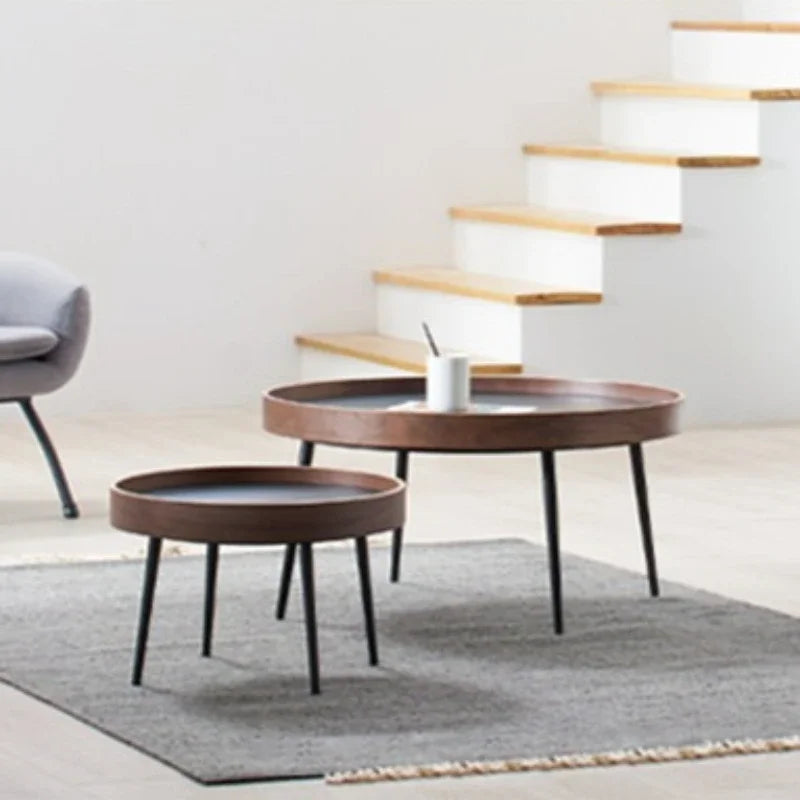 Multi-functional Nordic coffee table living room round small coffee table casual small table Oasis Select