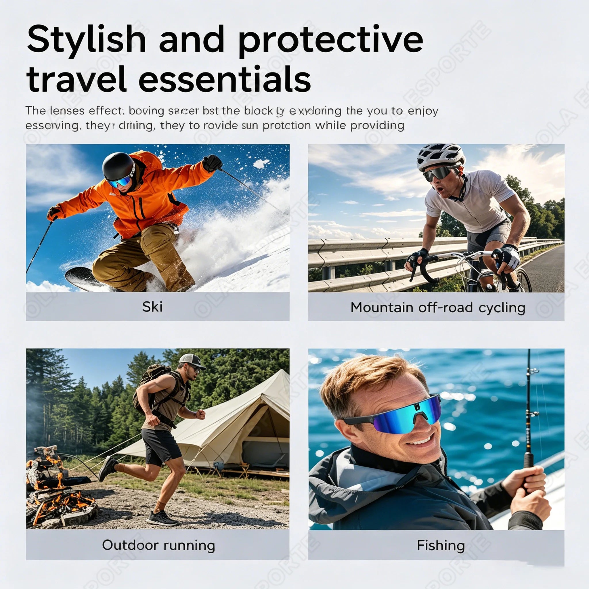 8MP Smart Cycling Glasses 1080p Camera WiFi BT AI Translator