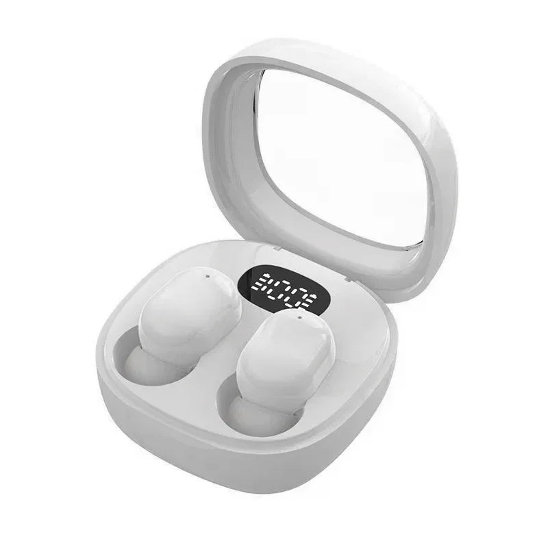 VIKEFON Bluetooth 5.3 Earphones Mini Headphones TWS Wireless Earbuds HIFI Stereo Noise Reduction Heasets with Microphones Oasis Select white