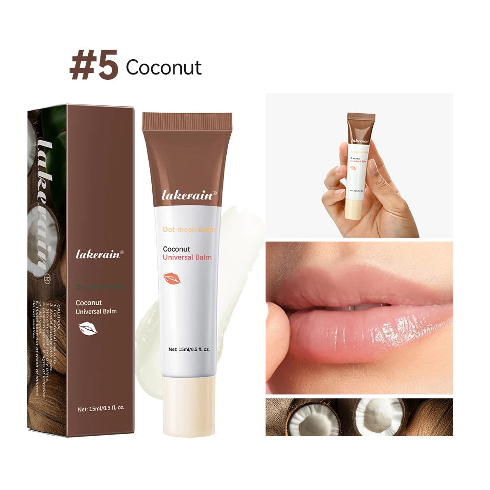 Moisturizing Lip Balm Deep Hydration for Cracked Lips Nourishment Natural Lip Repair Treatment Lip Care Coconut Strawberry Oasis Select 5 Coconut