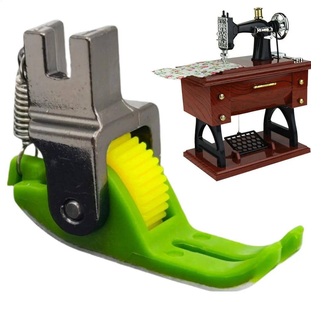 Multifunctional Sewing Machine Accessories Roller Sewing Foot Single Needle Walking Foot Wheel Presser Feet for Denim & Leather Oasis Select