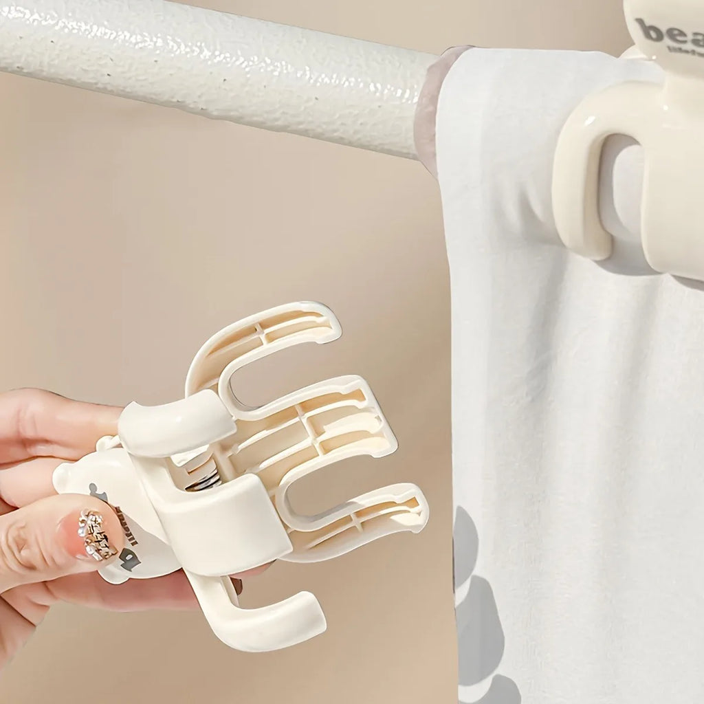 2/4pcs of Beach Towel Clips,Windproof Clips, Strong Fixing Drying Clips - Suitable for Hanging Sheets, Clothes, Pants, Socks,Etc Oasis Select