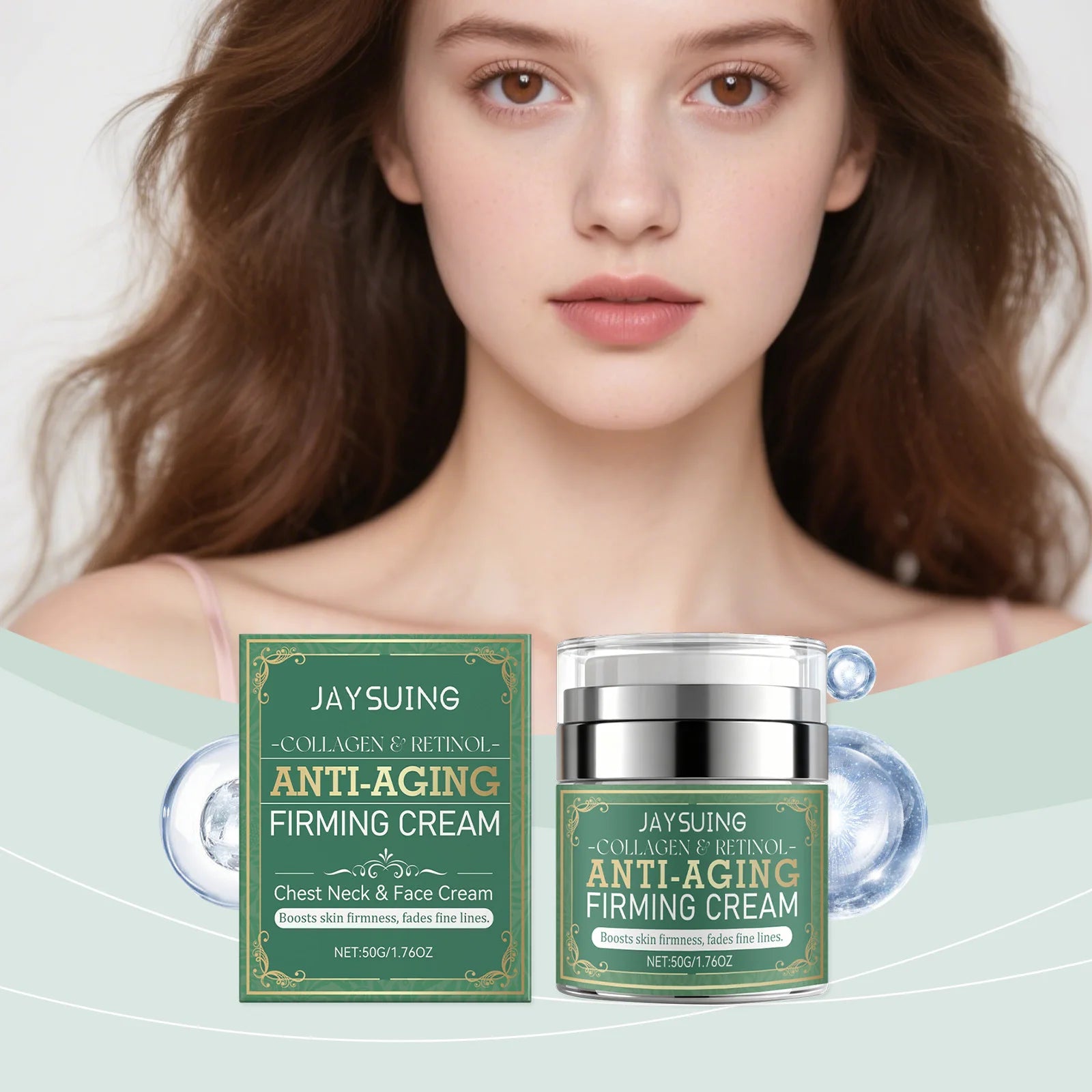 Retinol Centella Firming Face & Neck Cream – Anti-Aging 50g Firming Face Cream Oasis Select