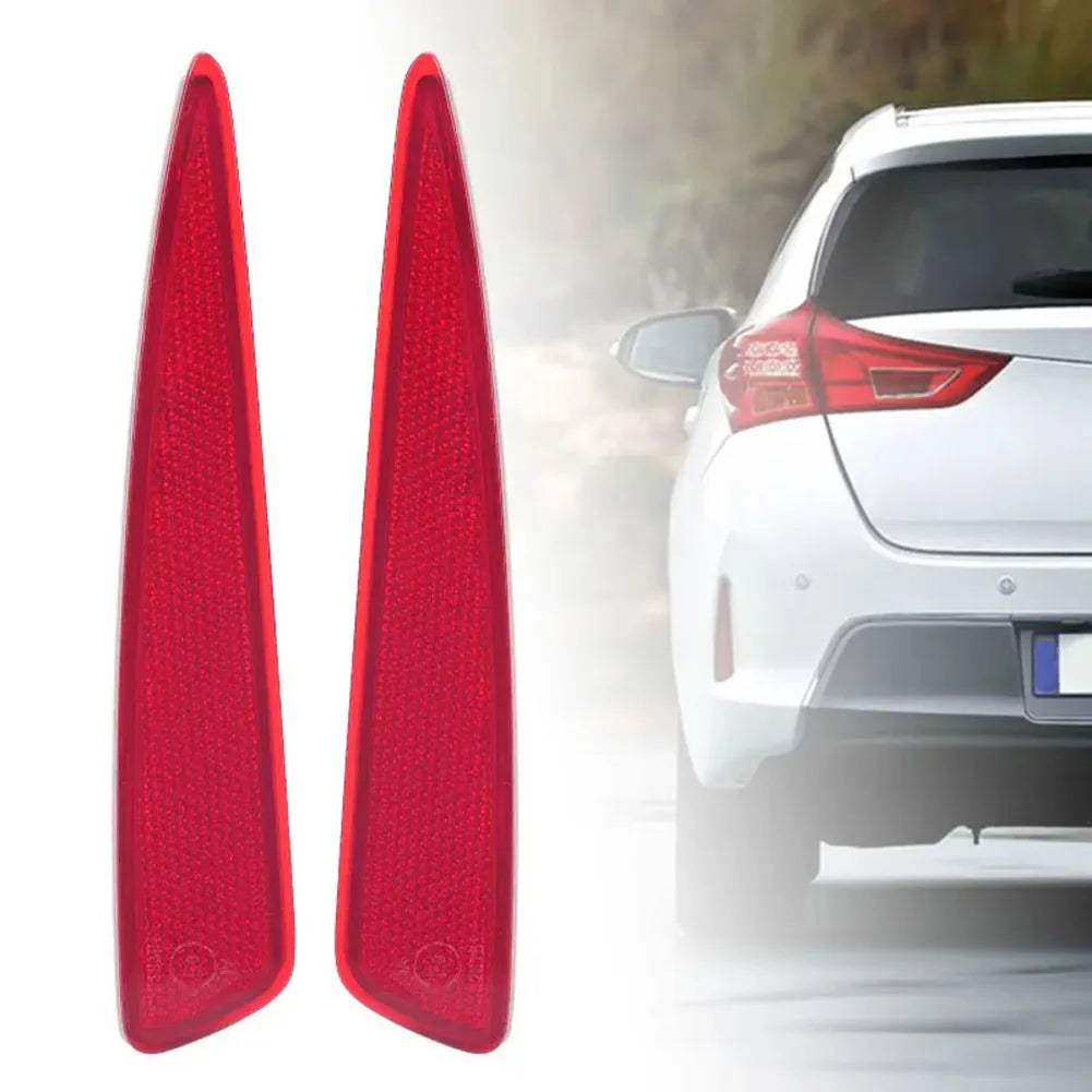 Red Rear Bumper Reflector 81920-12140 for Toyota For Auris 2012 2013 2014 2015 Corolla Hatchback ABS Easy Install Oasis Select
