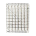 Cutting Assistant 5-in-1 Quilting Ruler Clear Acrylic Scale Slotted Quilting Template Transparent Square Fabric Cutting Ruler Oasis Select 6in