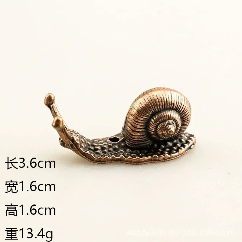 Mini Ash Catcher Gourd Snail Lotus Holder Creative Incense Holder Made of Brass Household Japanese Buddhism Gadgets Ornaments Oasis Select B