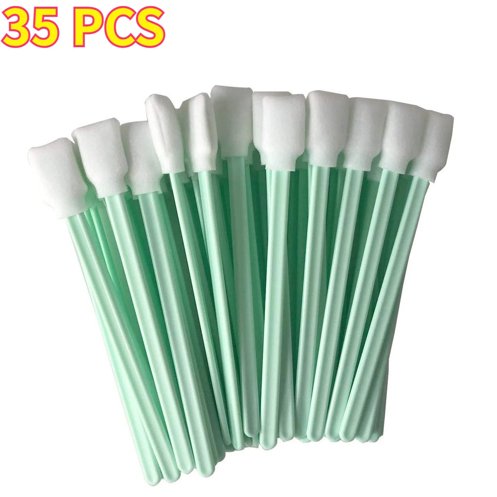 15/25/35 PCS Polyester Swabs – Precision Cleaning Sticks for Printers, Cameras, Lenses & Sensors, Scratch-Free Optical Wipes Oasis Select 35pcs