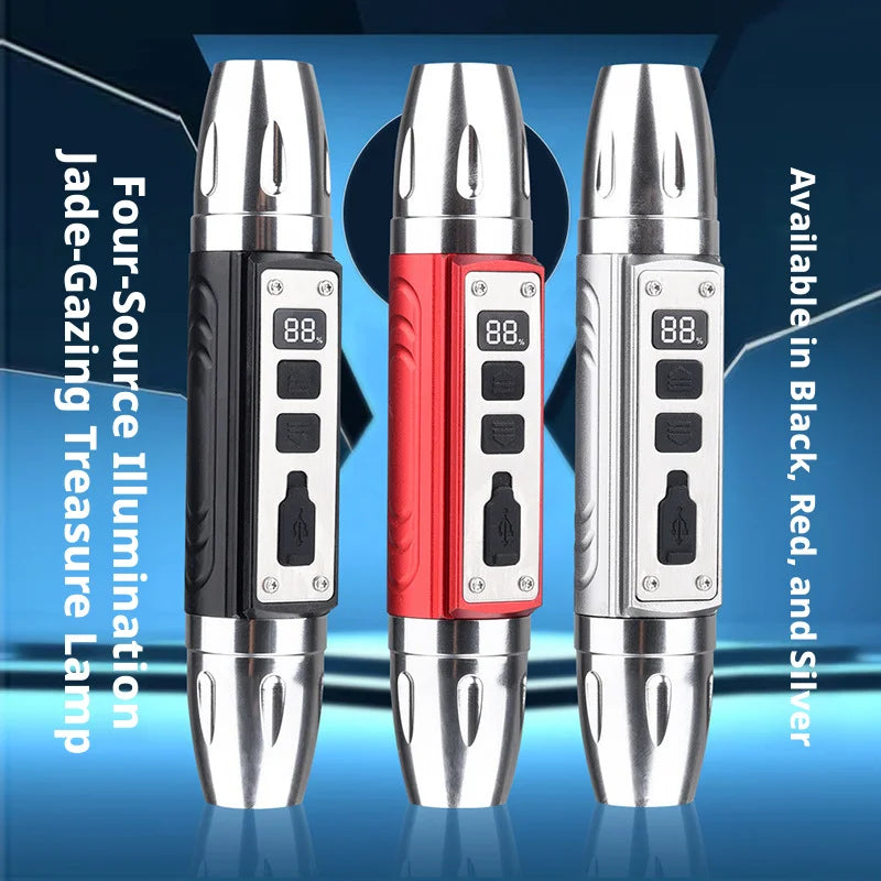 SHINEKNOT UV Inspection Flashlight – 4-in-1 Multi-Light Torch