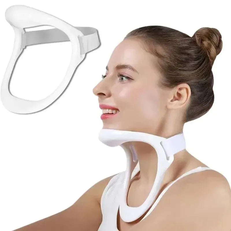 Cervical Neck Brace Posture Corrector & Traction Device Cervical Neck Brace Oasis Select white One Size