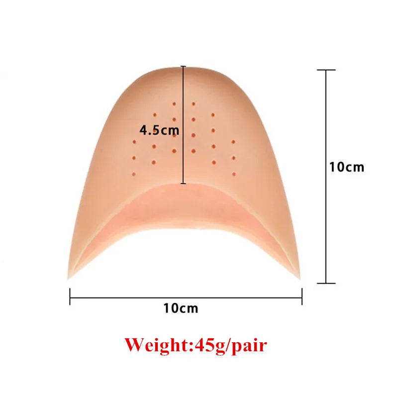 Silicone Gel Toe Pads for Ballet Pointe Dance Shoes – 2 Pack Toe Cushion Pads Oasis Select