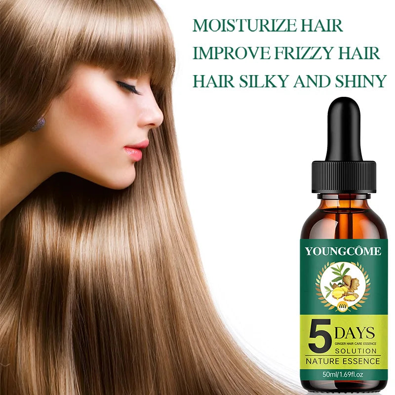 YOUNGCOME Ginger Hair Oil & Cream Set – Strengthen & Moisturize
