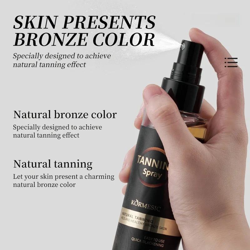 120ml Self-Tanning Spray – Even, Moisturizing Bronze Glow Self-Tanning Spray Oasis Select