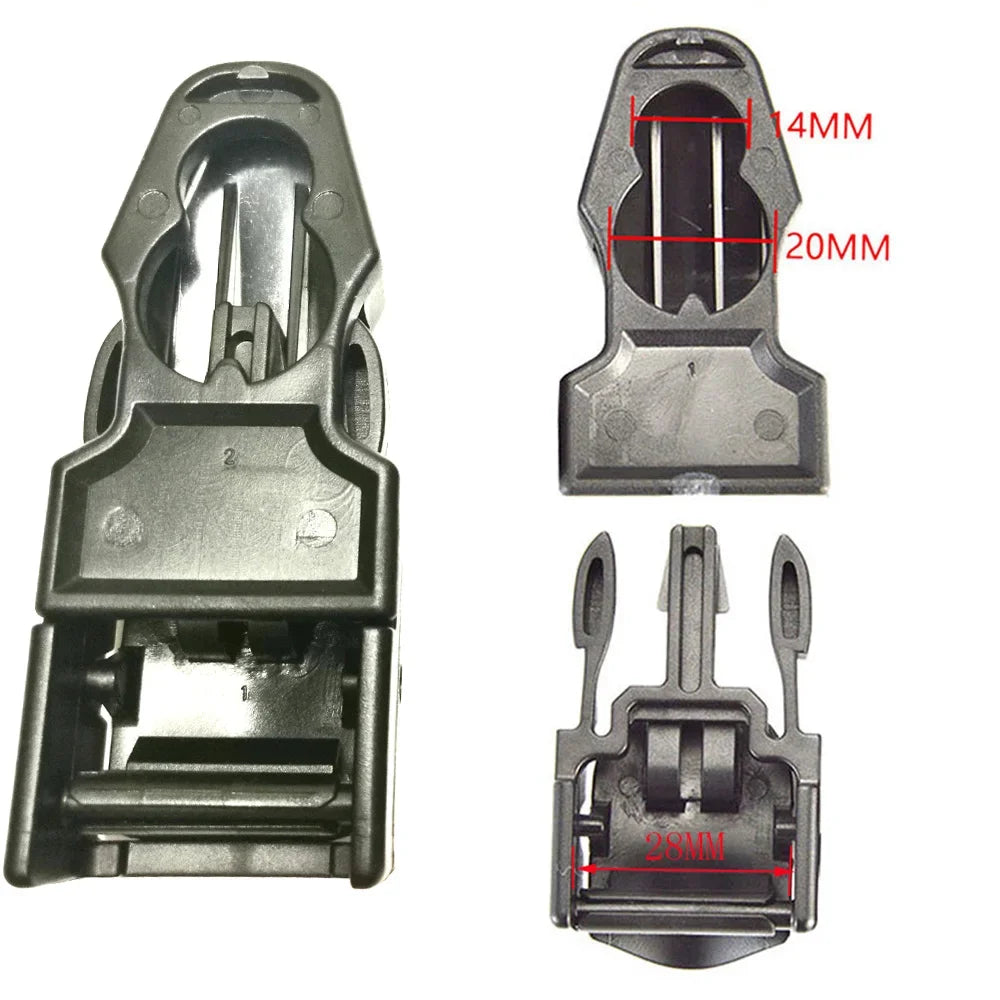 2Pcs Scuba Diving Swim Fin Strap Quick Release Buckles Replacement Foot Flipper Adjustable Accessories Oasis Select