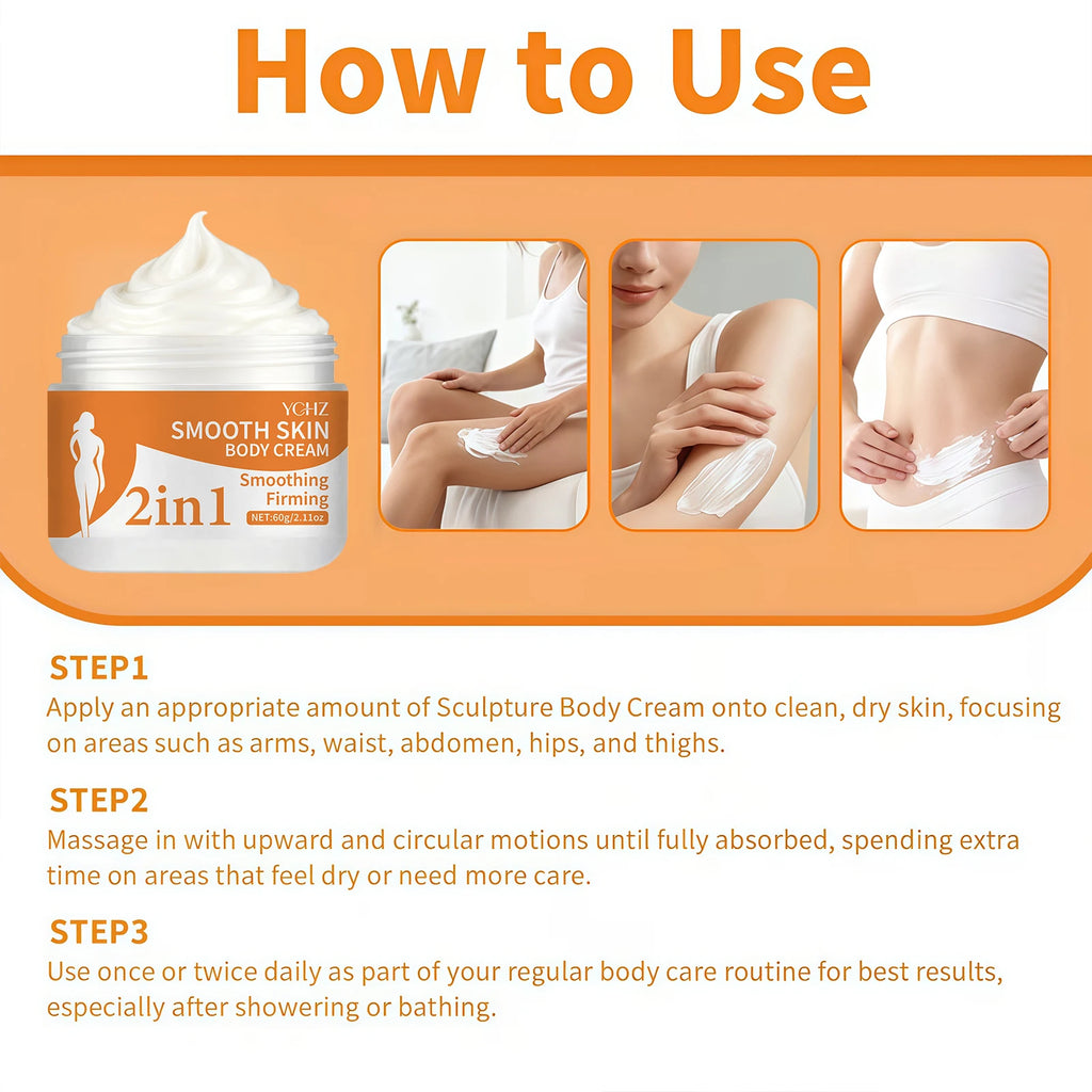 2-in-1 Firming Body Cream | Shea Butter & Plant Extracts 60g
