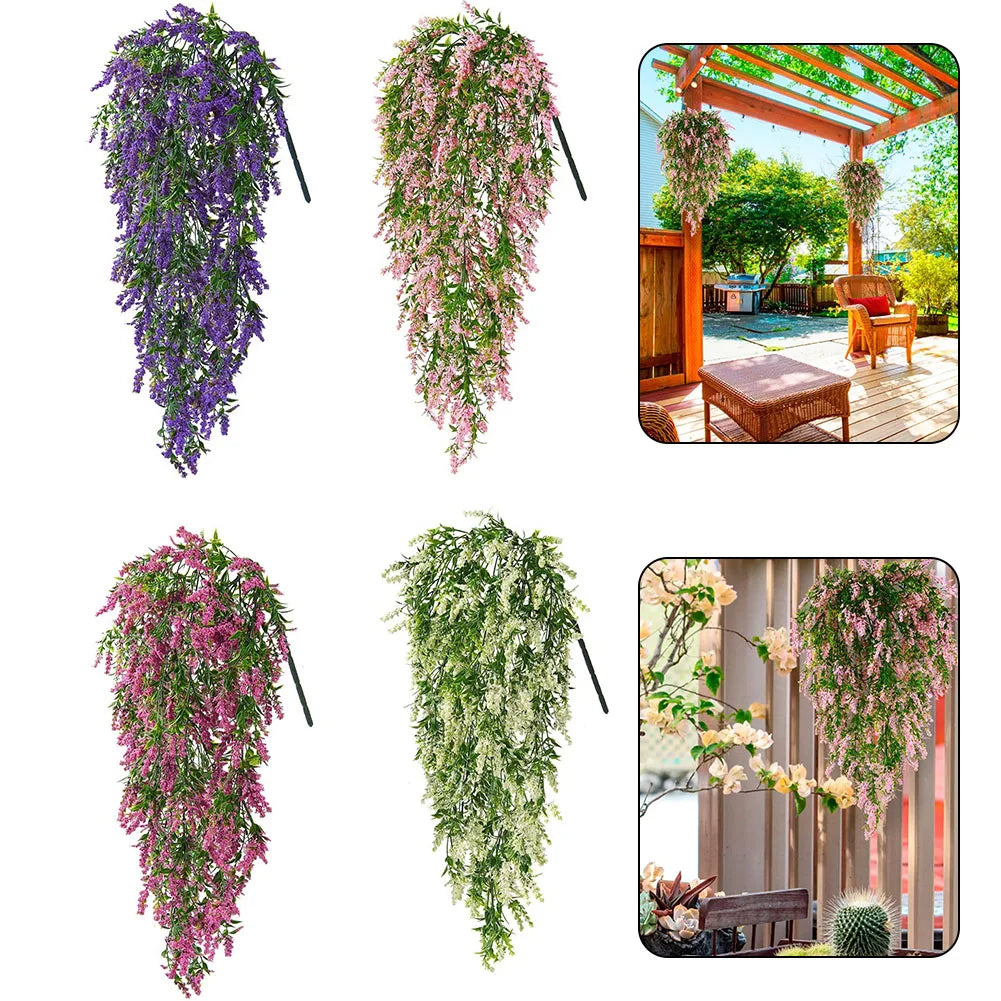 70cm Artificial Lavender Hanging Vines – 2 Pack | Home & Garden Artificial Hanging Vine Oasis Select