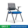 Foldable training table and chair integrated staff mesh conference chair training chair with writing tablet Oasis Select 1