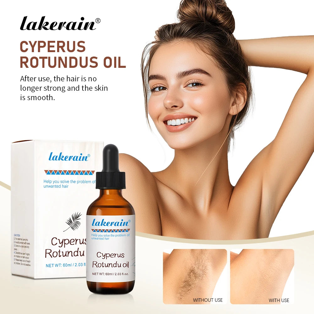 Cyperus Rotundus Oil Inhibit Hair Growth Reducing Redness Armpit Legs Arms Body Deeply Moisturize Nourish Repair Skin Unisex Oasis Select