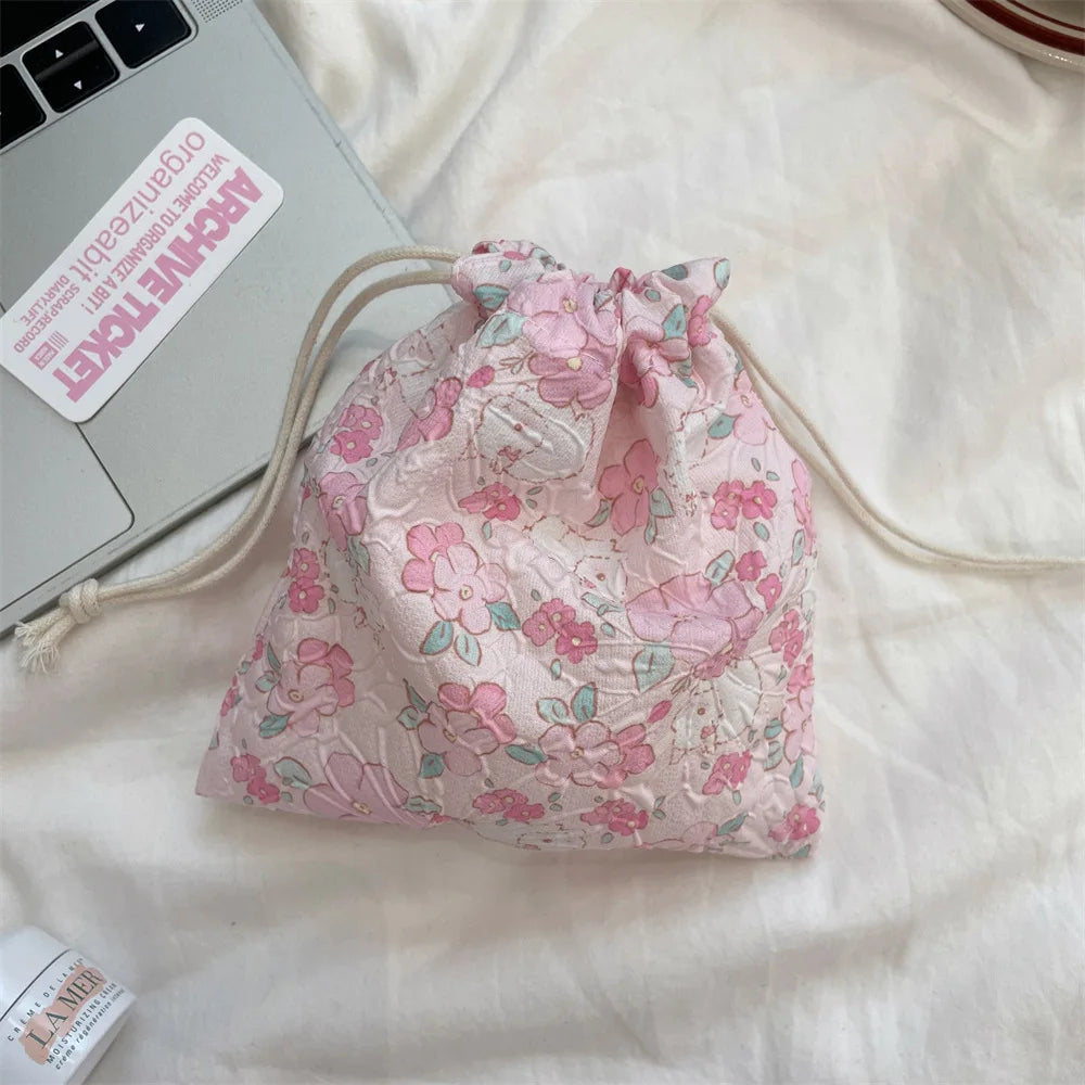 Cute Drawstring Pouch – Coin, Jewelry & Cosmetic Storage Bag