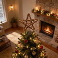 Festive Celebrations Christmas Tree Ornament Holiday Decor 11.5*9.84*3.74 Inches Home Centerpiece For Christmas Tree Oasis Select not glowing China Mainland