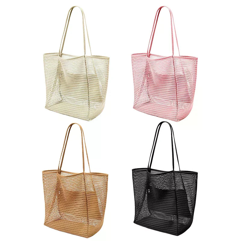 Summer Mesh Tote Bag Women's Breathable Shoulder Bag 여름용 메쉬 핸드백 Сумка женская Lightweight Bag Oasis Select