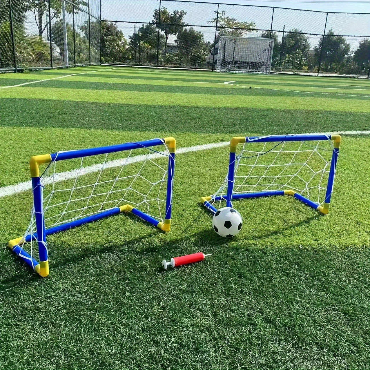 Assembled Foldable Soccer Goal Set, Portable Sports Toy, Suitable for Indoor/outdoor Activities, Children's Gift Football Oasis Select