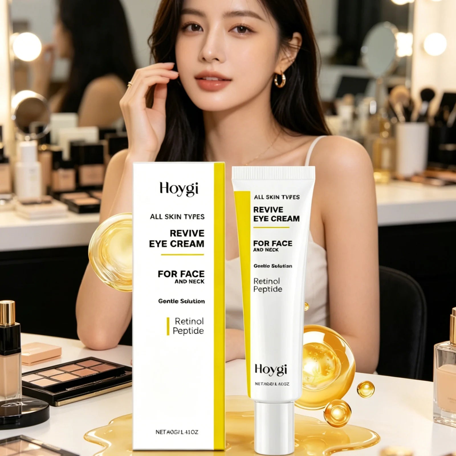 Hoygi Eye Cream – Anti-Aging, Firming & Brightening | 40g Anti-Aging Eye Cream Oasis Select